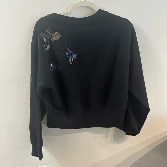 Allsaints Butterfly Embellished Sweatshirt - Picture 2 of 4